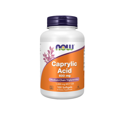 NOW Foods Supplements, Caprylic Acid 600 mg, MCT (Medium-Chain