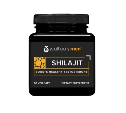 Youtheory Men's Shilajit - 250 mg Shilajit Capsules - Energy