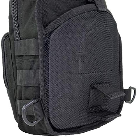 First Aid Sling Backpack, Tactical MOLLE EMS Medical Supply Bag, Black
