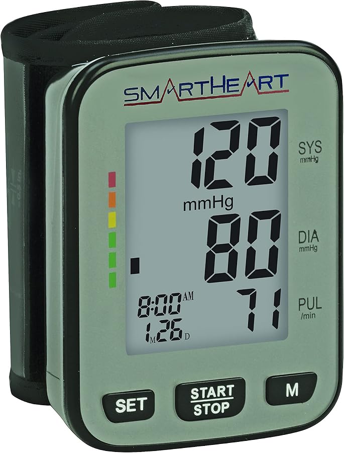 SmartHeart Talking Automatic Wrist Blood Pressure Monitor