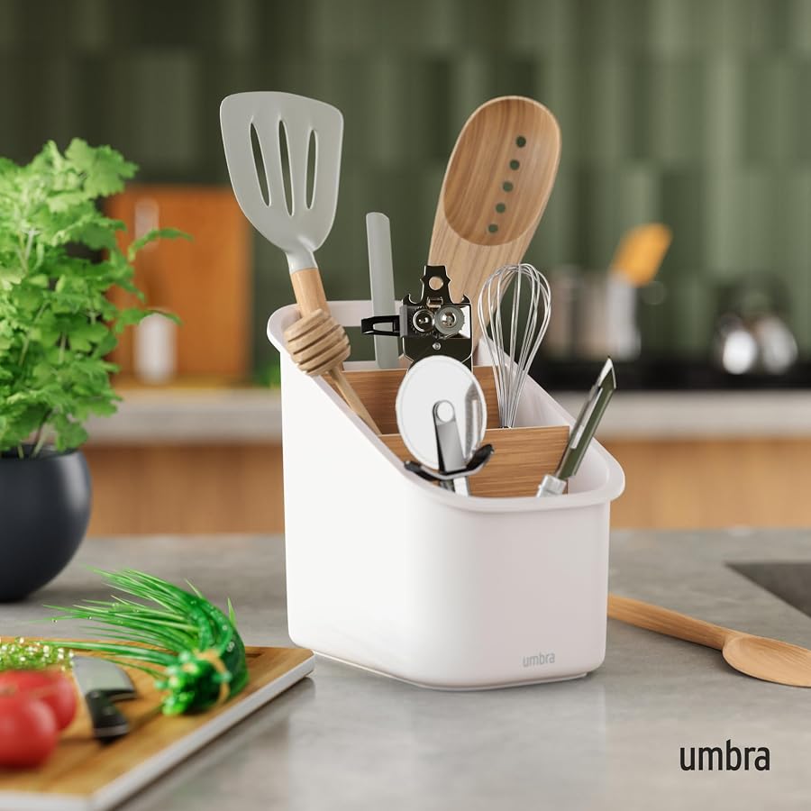 Umbra Bellwood Utensil Holder Kitchen Storage Organizer