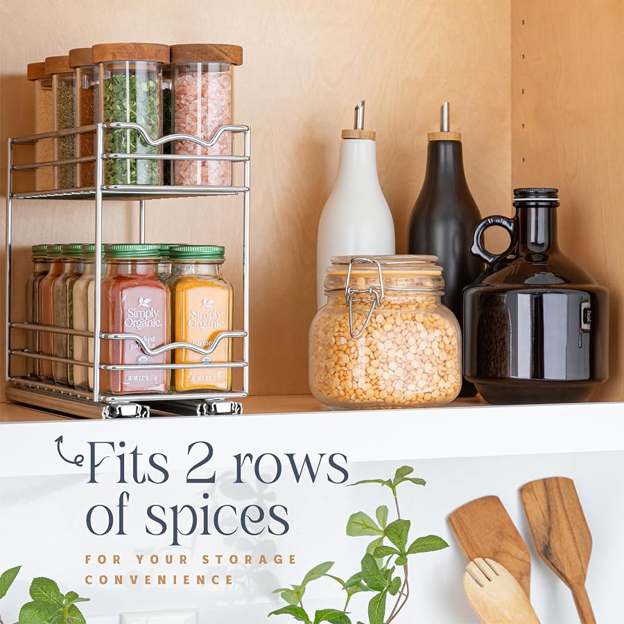 Pull Out Spice Rack for Cabinet