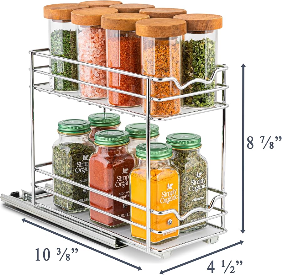 Pull Out Spice Rack for Cabinet