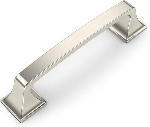 Amerdeco 10 Pack Kitchen Cabinet Handles Brushed Satin Nickel