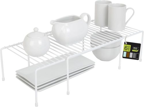 Smart Design Expandable Storage Rack - Set of 6 - Metal Wire