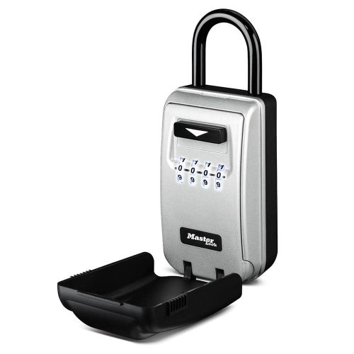 Lock Box, Resettable Combination Dials, Light Up Dials