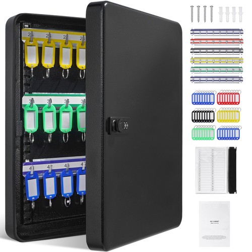 Uimoso 48-Key Cabinet Key Safe with Combination Lock & Keys