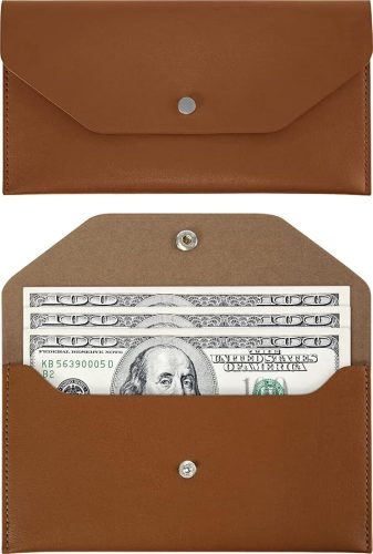 Carrotez PU Leather Cash Envelope Wallet