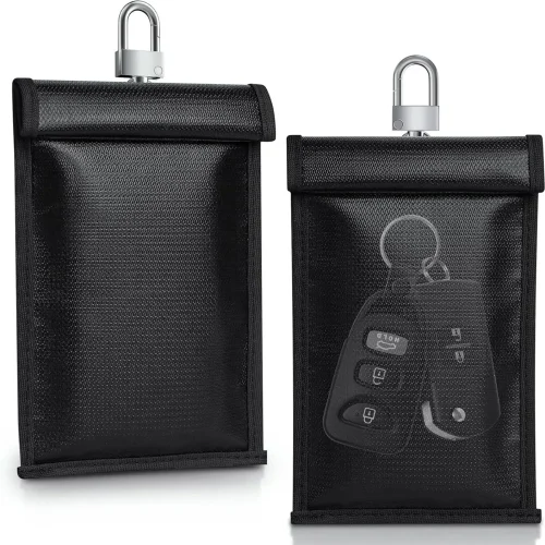 2024 New Rfid Blocking Car Key Case Waterproof Fireproof