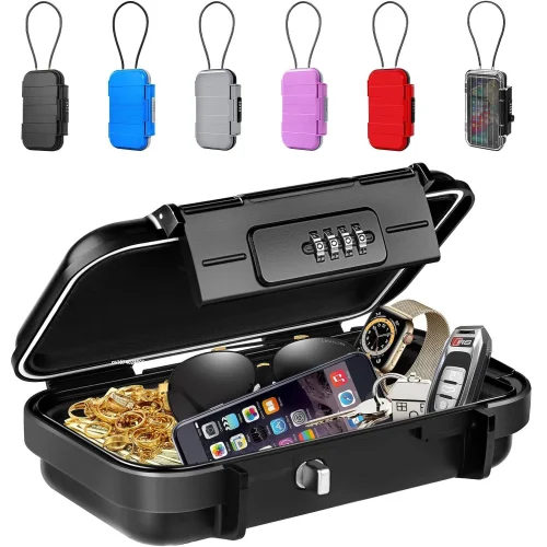 Travel Safe Lock Box Portable Safe for Gym Anti-Theft Beach Safe