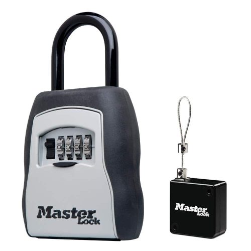 Lock Box, Resettable Combination Dials with Tether (Bundle Pack)