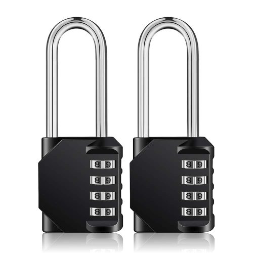 Somnr 4 Digit Combination Lock 2.5 Inch Long Shackle and Outdoor