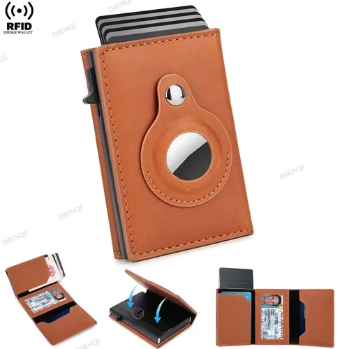 Anti Theft Mens Wallet Credit Card Holder Smart Wallets for Apple