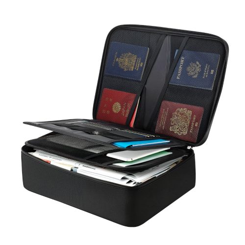 Fireproof Document Box, 1832 ℉ Heat Insulated Fireproof &