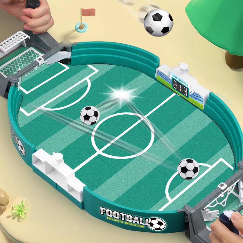 Football Table Interactive Game, Mini Foosball Games Tabletop