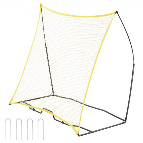 Soccer Rebounder, Portable Soccer Trainer, 7x7FT Iron & Polyester