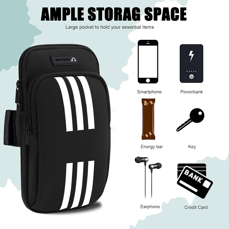 Phone Holder for Running Armband Cell Phone Holder iPhone 17 16 15 14 13 12