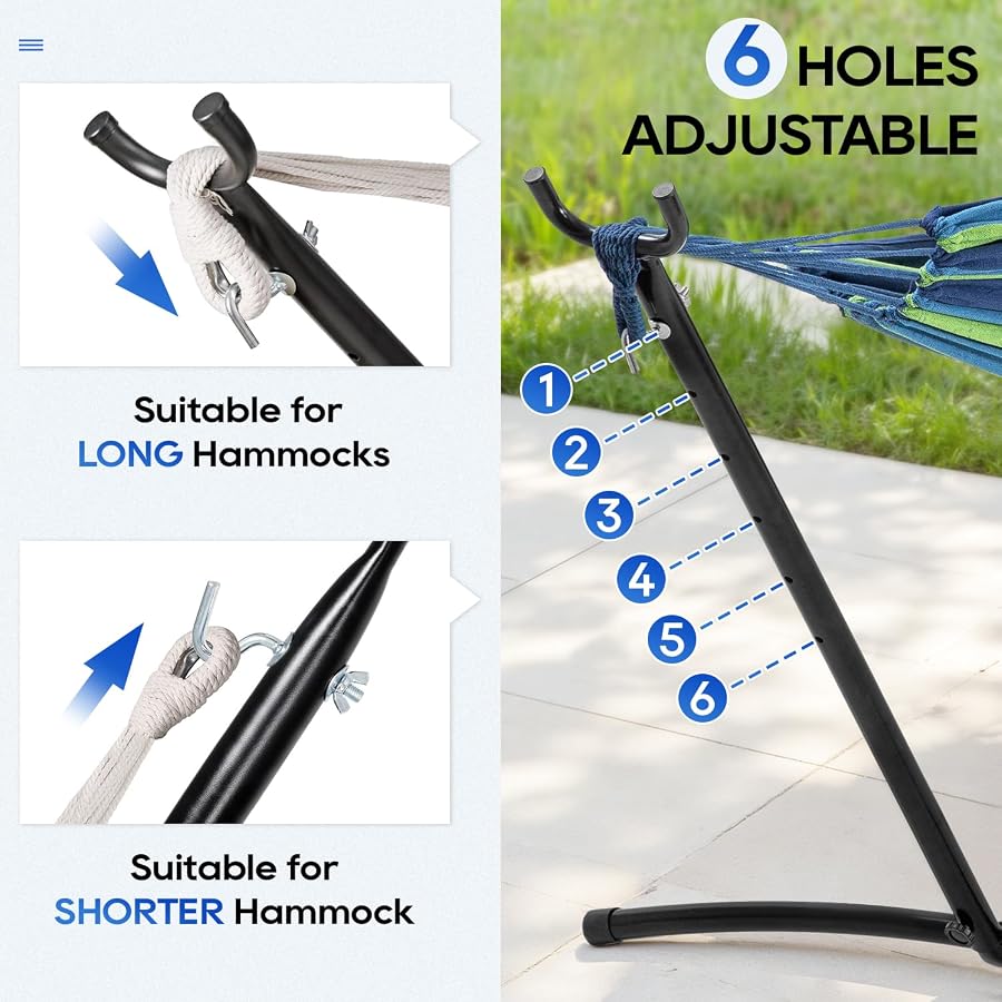 FDW Portable Hammock Double Stand