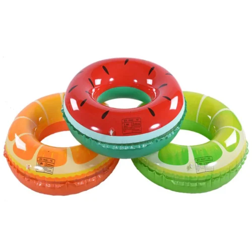 Watermelon Swim Ring Inflatable Float Backyard Pool Float Circle