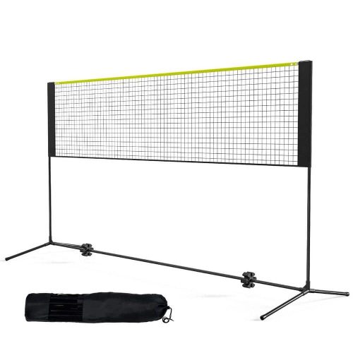Badminton Net, Height Adjustable Volleyball Net, 10ft. Wide