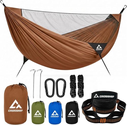 Camping Hammock with Mosquito Net - 500lbs Portable Hammock