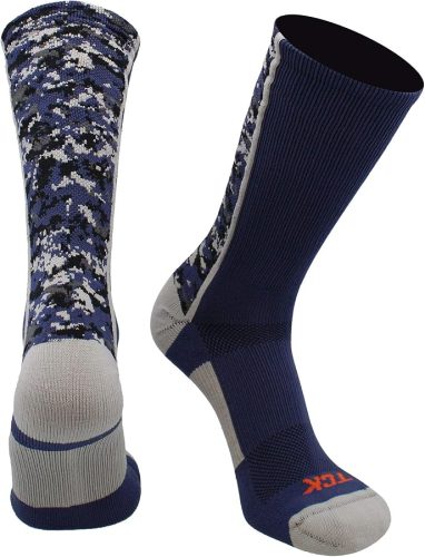 TCK Athletic Crew Socks Digital Camo Football Basketball Lacrosse