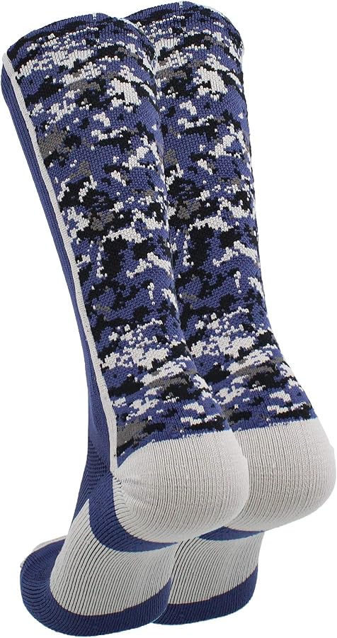 TCK Athletic Crew Socks Digital Camo Football Basketball Lacrosse