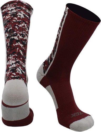 TCK Athletic Crew Socks Digital Camo Football Basketball Lacrosse