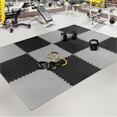 Puzzle Exercise Mat ½ in, EVA Interlocking Foam Floor Tiles for