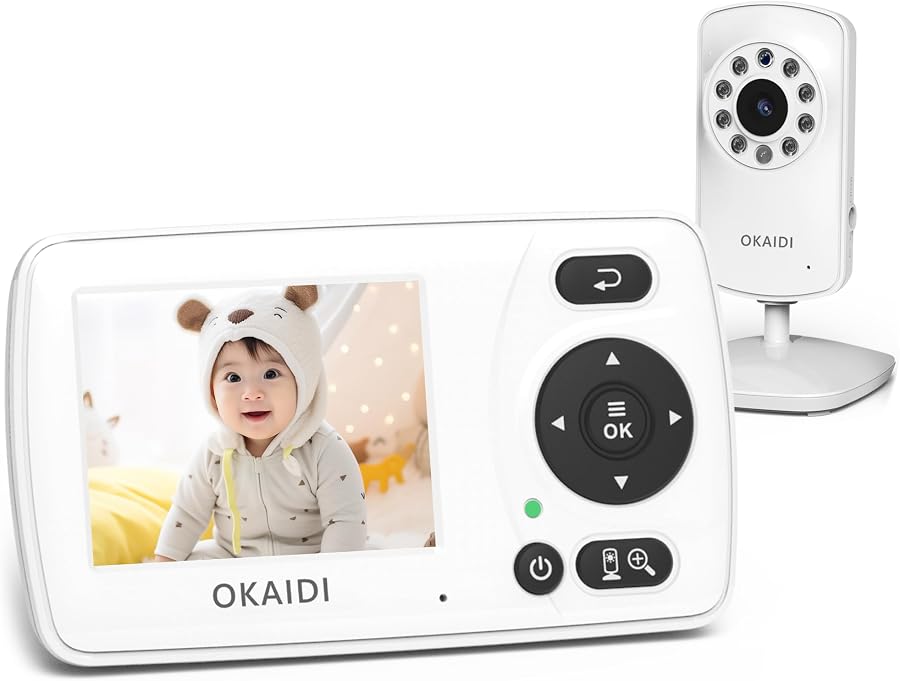 OKAIDI 2.4'' Portable Travel Baby Monitor