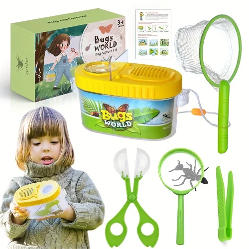 5PCS Outdoor Nature Exploration Tool Kid Insect Observation Box Bug Viewer