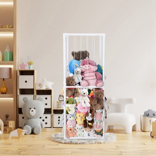 1Pc Stuffed Animal Storage PVC Plush Organizer Shelf Plush Stuffed