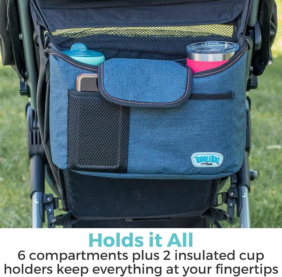Toddleroo by North States Baby Stroller Organizer: Universal Stroller Caddy