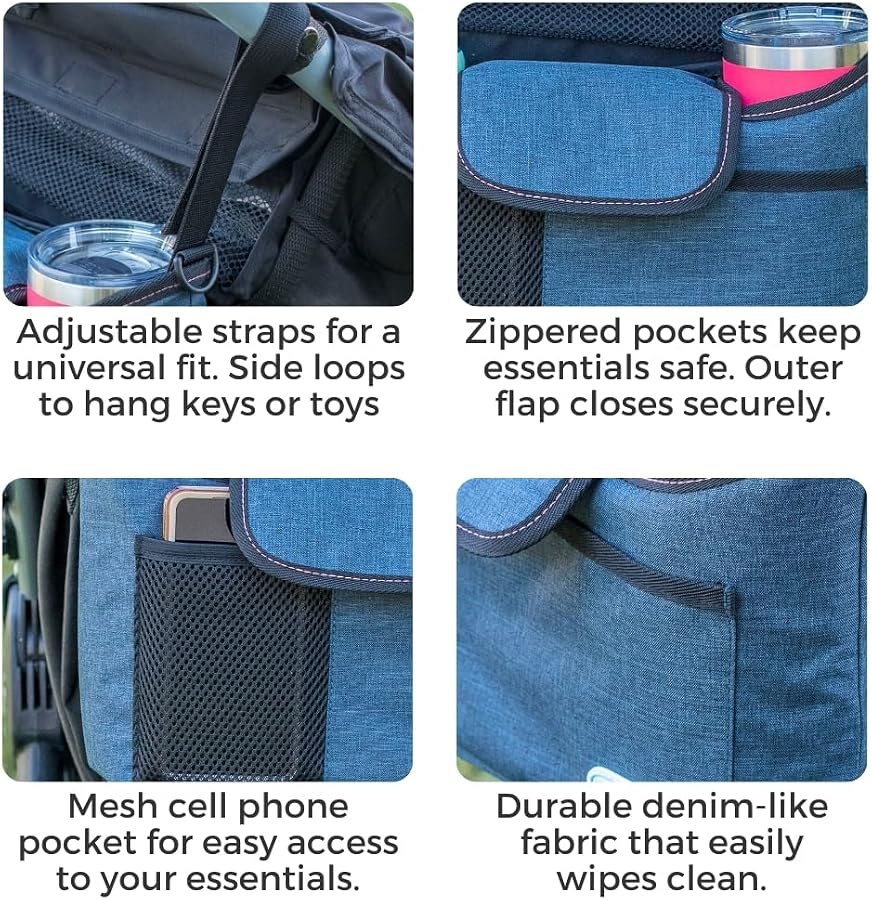 Toddleroo by North States Baby Stroller Organizer: Universal Stroller Caddy