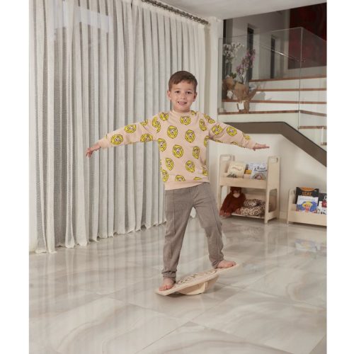 Wooden Balance Toys, Labyrinth activity board, Montessori wobble