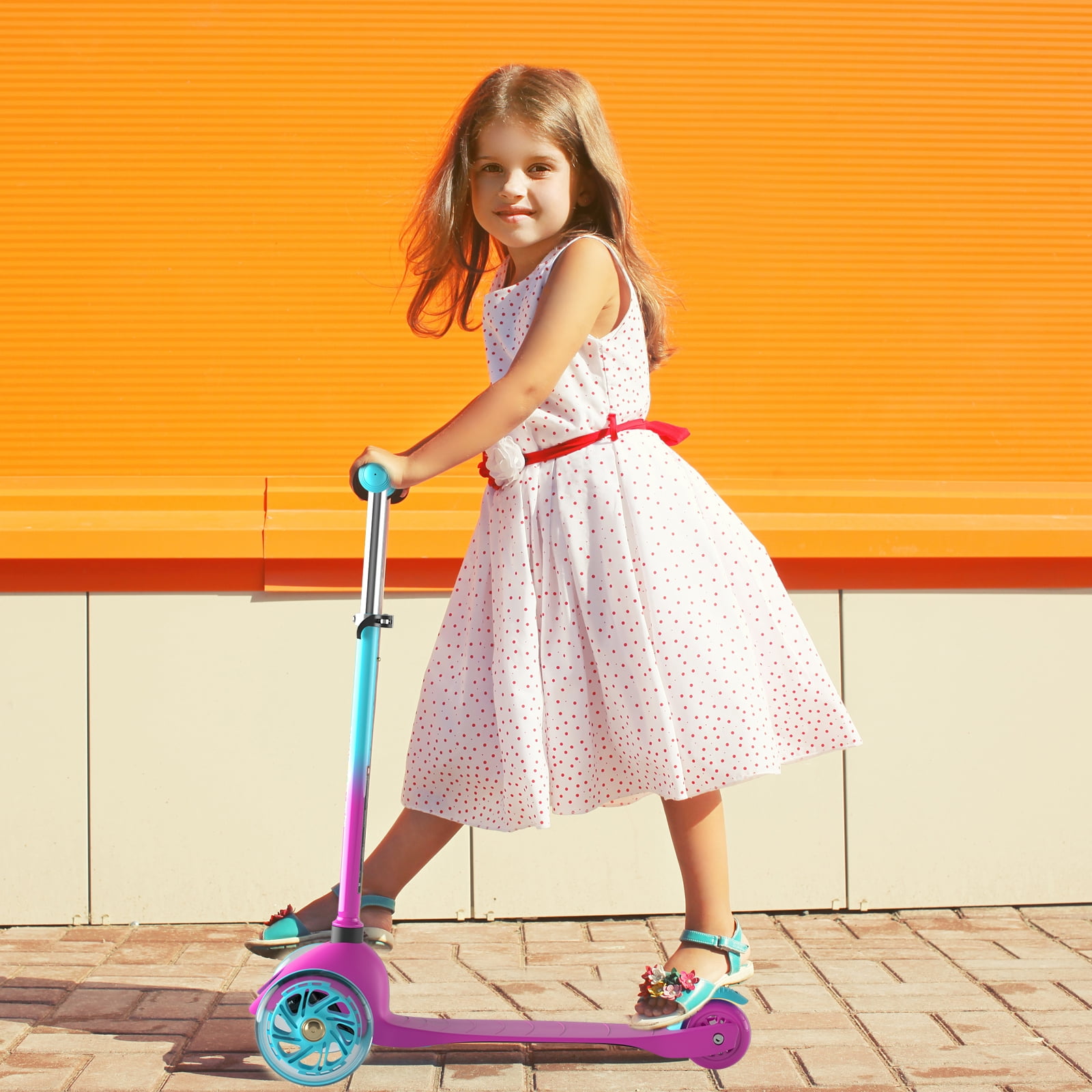 KORIMEFA 3 Wheel Scooters for Kids, Kick Scooter for Toddlers 2-5