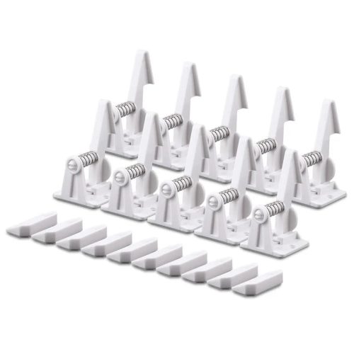 5/10Pcs Invisible Drawer Latch Lock Baby Cabinet Locks Baby