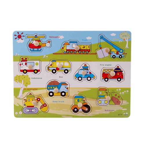 Wooden Number Letter Puzzle Early Learning Kids Educational Toys
