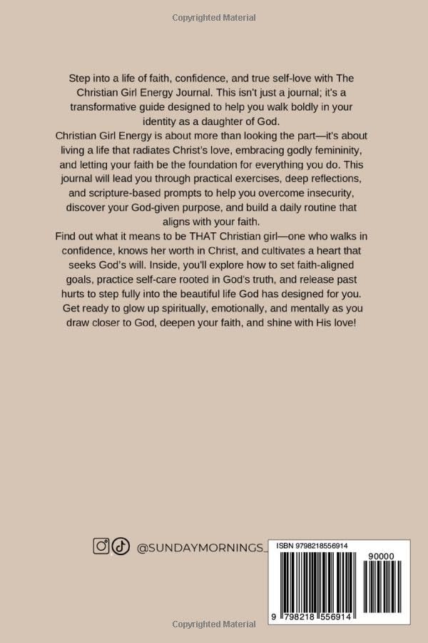 The Christian Girl Energy Journal