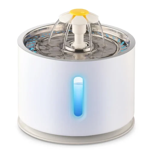 2.4L Automatic Cat Water Fountain Water level Window LED Electric