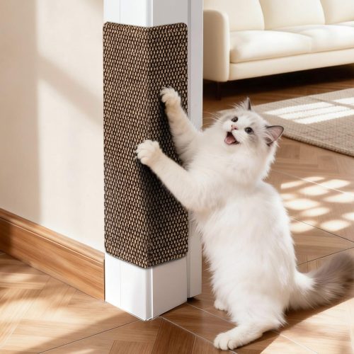 19.6x7.8 Inch Wall Cat Scratcher Corner Cat Scratcher Pad Furniture Protector