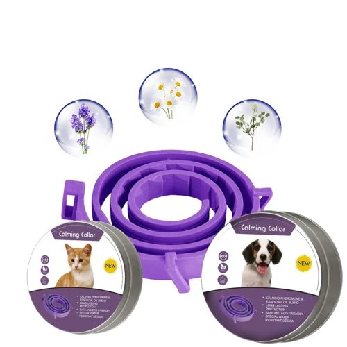 Pet Calming Collar For Cats Dogs Adjustable Anxiety Pheromone