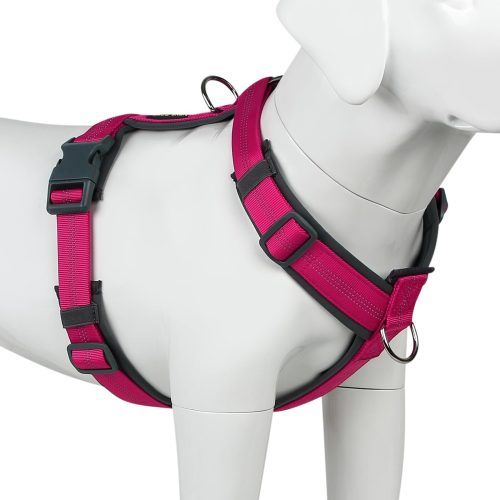 Pet No Pull Dog Harness, Adjustable Nylon Harness with Soft