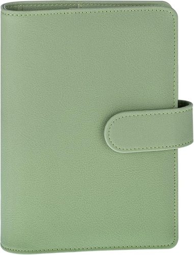 Antner A6 Notebook Binder Refillable 6 Ring Budget Binder Cover