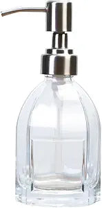 Glass Hand Bottle Dispensing Soap Press Pump Bottle Shampoo Shower