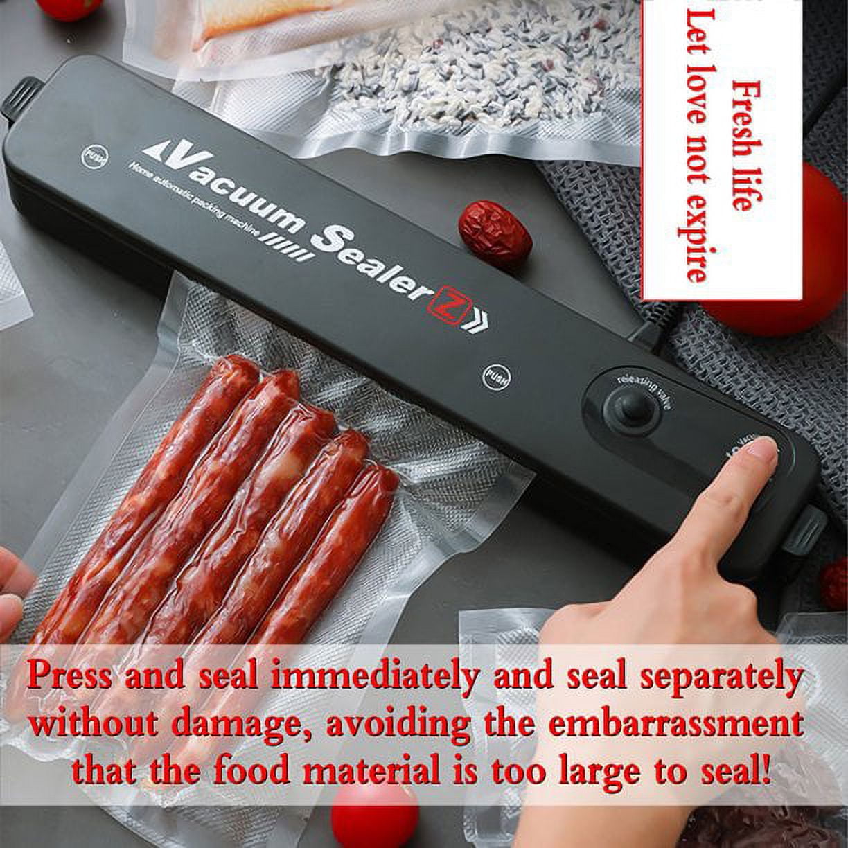 Vacuum Sealer, Food Vacuum Sealer Machine, Automatic Food Vacuum