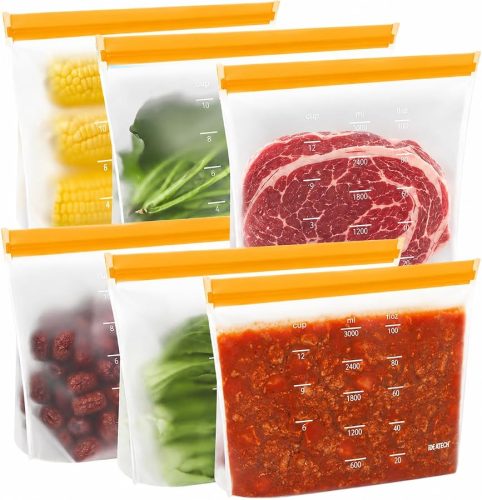 IDEATECH Reusable Gallon Freezer Bags