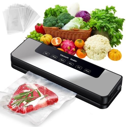Vacuum Sealer, 80KPA Fully Automatic 5-IN-1 Food Saver Vacuum