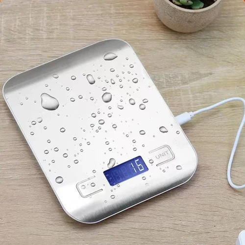 USB Charging Digital Scale Stainless Steel High-Precision Kitchen