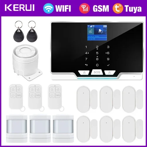 KERUI G20 Wifi GSM Tuya Alarm System With Motion Detector Door